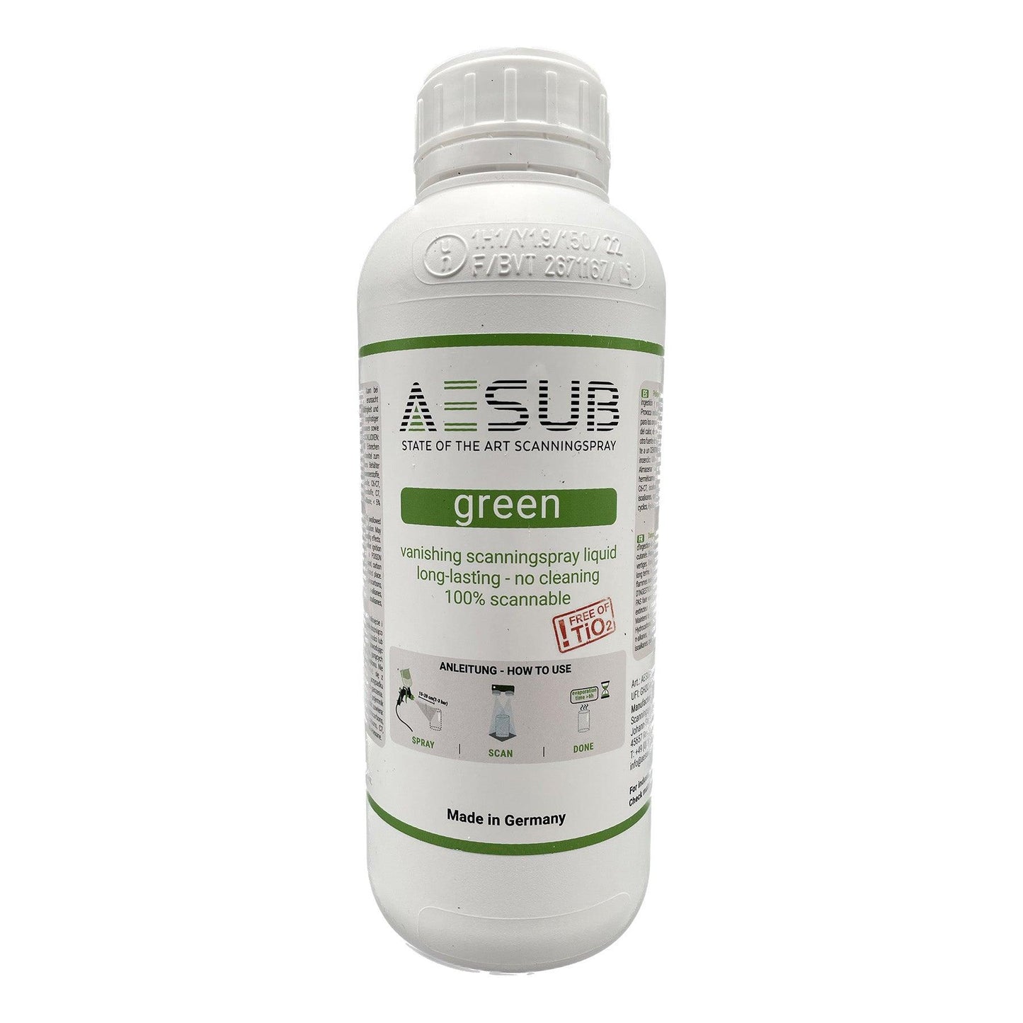 AESUB 3D Scanning Spray Solution - AESUB Green