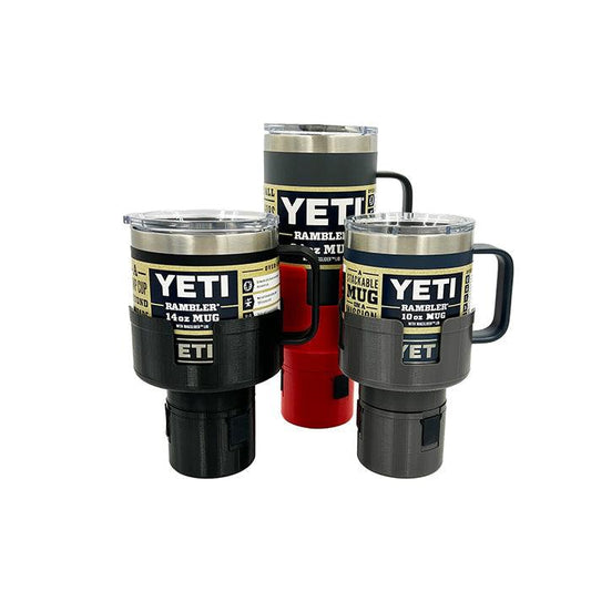 Expandable Yeti Rambler Mug Car Cup Holder / Adapter (Adjustable)